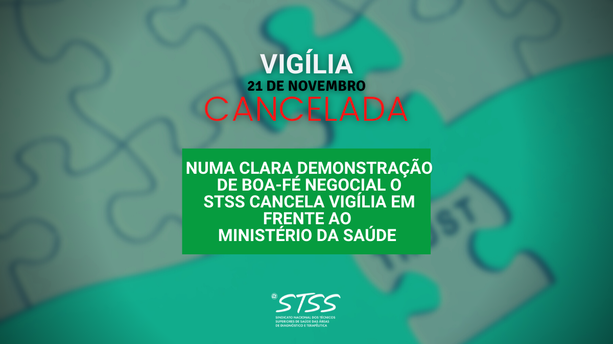 STSS CANCELA VIGÍLIA EM FRENTE AO  MINISTÉRIO DA SAÚDE